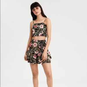 american eagle hawaiian crop top